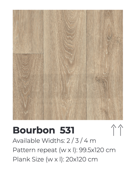 Лінолеум IVC Bingo Classic Wood Bourbon 531 1973 фото