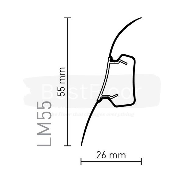 Плінтус Arbiton LM55 1547 фото