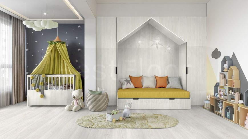 Ламінат Kastamonu Stepclick Smooth Vanila Ash SMT001 3594 фото