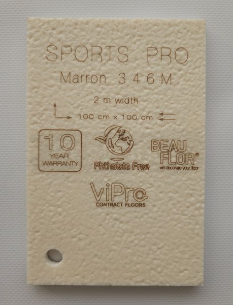 Лінолеум Beauflor Sports Pro Marron 346M 3288 фото